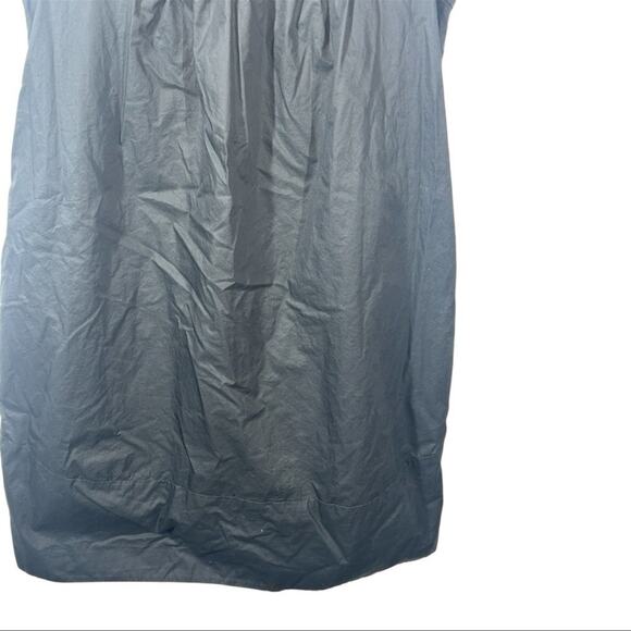 Theory Kadie Black Cotton Mini Dress Size 8 Sleeveless Little Black Dress - Picture 6 of 11